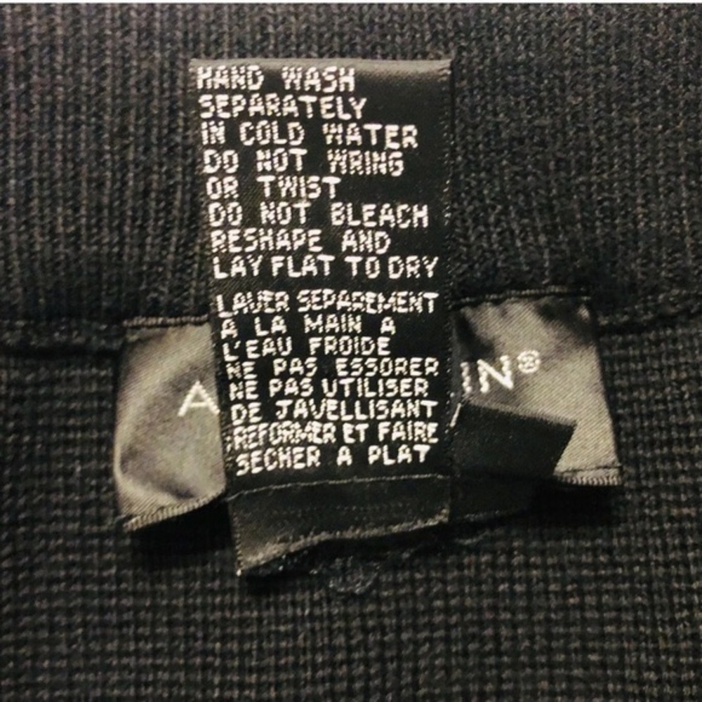 Black Knit Sweaterhift Dress  Silk  Size LShift Dress  Silk  Size L